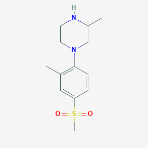 1-[2-Methyl-4-(methylsulphonyl)phenyl]-3-methylpiperazine