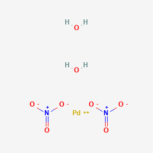 molecular formula H4N2O8Pd B1450876 硝酸钯(II)二水合物 CAS No. 32916-07-7