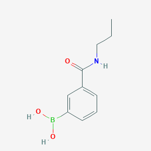 molecular formula C10H14BNO3 B1450881 (3-(Propylcarbamoyl)phenyl)boronic acid CAS No. 850567-22-5