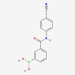 3-(4-Cyanophenyl)aminocarbonylphenylboronic acid