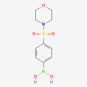 molecular formula C10H14BNO5S B1450890 4-(Morpholinosulfonyl)phenylboronic acid CAS No. 486422-68-8