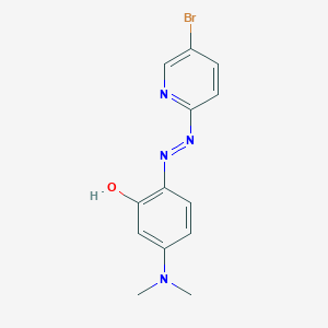 molecular formula C13H13BrN4O B1450896 2-(5-Bromo-2-pyridylazo)-5-dimethylaminophenol CAS No. 50783-82-9