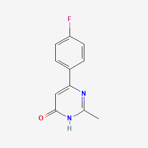 4-(4-Fluorophenyl)-6-hydroxy-2-methylpyrimidine