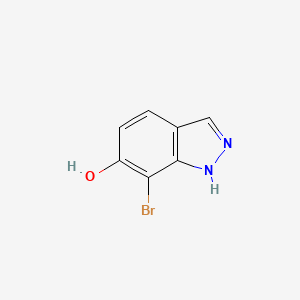 molecular formula C7H5BrN2O B1450905 7-bromo-1H-indazol-6-ol CAS No. 705927-37-3