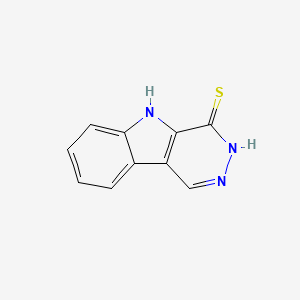 5H-pyridazino[4,5-b]indole-4-thiol