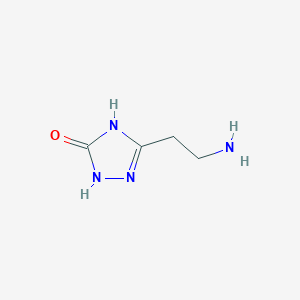 B1450937 3-(2-Aminoethyl)-1H-1,2,4-triazol-5(4H)-one CAS No. 803630-94-6