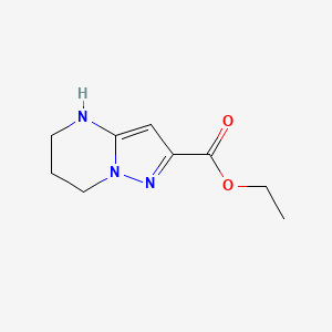 molecular formula C9H13N3O2 B1450948 4,5,6,7-四氢吡唑并[1,5-a]嘧啶-2-羧酸乙酯 CAS No. 1698653-24-5