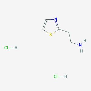 molecular formula C5H9ClN2S B1450951 2-(1,3-噻唑-2-基)乙胺二盐酸盐 CAS No. 56933-57-4