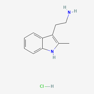 molecular formula C11H15ClN2 B1450958 2-(2-methyl-1H-indol-3-yl)ethanamine hydrochloride CAS No. 2826-95-1