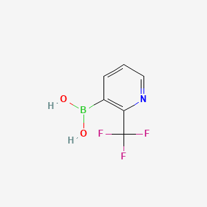molecular formula C6H5BF3NO2 B1450965 2-(Trifluoromethyl)pyridine-3-boronic acid CAS No. 947533-39-3