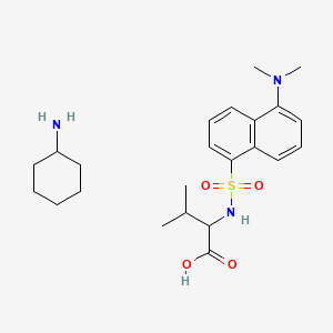 molecular formula C23H35N3O4S B1450966 Dansyl-DL-valine cyclohexylammonium salt CAS No. 84540-67-0