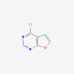 molecular formula C6H3ClN2O B1450971 4-Chlorofuro[2,3-d]pyrimidine CAS No. 918340-51-9