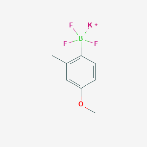molecular formula C8H9BF3KO B1450980 三氟化硼钾(4-甲氧基-2-甲苯基) CAS No. 850623-69-7