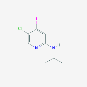 molecular formula C8H10ClIN2 B1450984 5-chloro-4-iodo-N-isopropylpyridin-2-amine CAS No. 869886-87-3