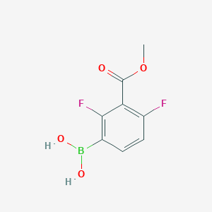 molecular formula C8H7BF2O4 B1450986 (2,4-Difluoro-3-(methoxycarbonyl)phenyl)boronic acid CAS No. 1190989-12-8