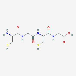 molecular formula C10H18N4O5S2 B14509959 L-Cysteinylglycyl-L-cysteinylglycine CAS No. 64395-06-8