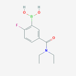 (5-(Diethylcarbamoyl)-2-fluorophenyl)boronic acid