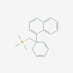 molecular formula C20H24Si B14509987 Trimethyl{[1-(naphthalen-1-yl)cyclohexa-2,4-dien-1-yl]methyl}silane CAS No. 62654-70-0