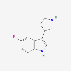 5-Fluoro-3-pyrrolidin-3-yl-1H-indole