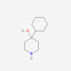 molecular formula C11H21NO B1451008 4-Cyclohexyl-4-Piperidinol CAS No. 273378-21-5