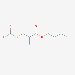 molecular formula C9H16F2O2Si B14510082 CID 78065063 