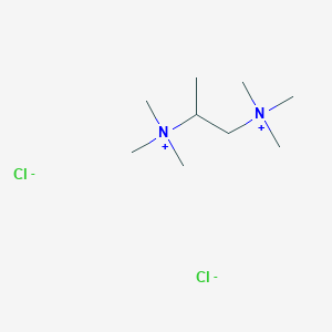 molecular formula C9H24Cl2N2 B14510131 N~1~,N~1~,N~1~,N~2~,N~2~,N~2~-Hexamethylpropane-1,2-bis(aminium) dichloride CAS No. 63888-52-8