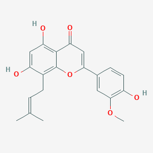 molecular formula C21H20O6 B1451016 Caflanone CAS No. 199167-23-2