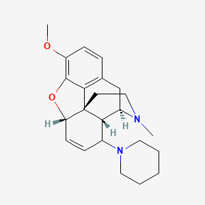 molecular formula C23H30N2O2 B14510168 8-Piperidocodide CAS No. 63729-83-9