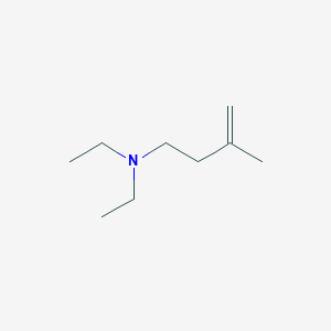 molecular formula C9H19N B14510170 N,N-Diethyl-3-methylbut-3-en-1-amine CAS No. 62751-20-6