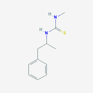 molecular formula C11H16N2S B14510180 N-Methyl-N'-(1-phenylpropan-2-yl)thiourea CAS No. 63898-03-3