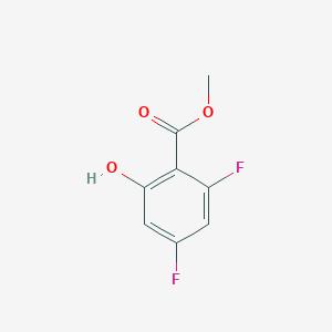 molecular formula C8H6F2O3 B1451022 Methyl 2,4-difluoro-6-hydroxybenzoate CAS No. 773874-16-1