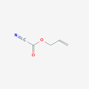 molecular formula C5H5NO2 B14510229 Carbonocyanidic acid, 2-propenyl ester CAS No. 63934-48-5