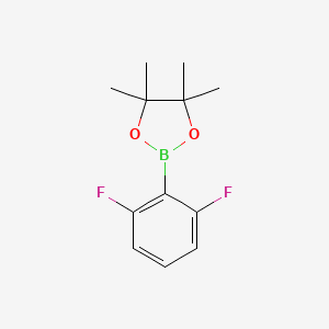 molecular formula C12H15BF2O2 B1451025 2-(2,6-Difluorophenyl)-4,4,5,5-tetramethyl-1,3,2-dioxaborolane CAS No. 863868-37-5
