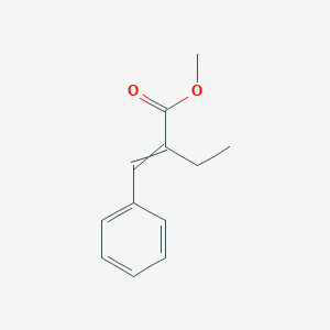 molecular formula C12H14O2 B14510258 Methyl 2-benzylidenebutanoate CAS No. 64262-65-3