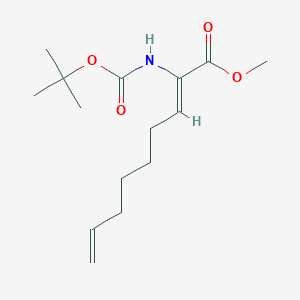 molecular formula C15H25NO4 B1451026 (Z)-Methyl 2-(boc-amino)nona-2,8-dienoate CAS No. 951624-21-8