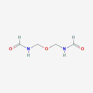 molecular formula C4H8N2O3 B14510279 N,N'-[Oxybis(methylene)]diformamide CAS No. 63942-50-7