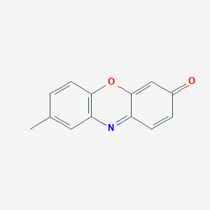 molecular formula C13H9NO2 B14510320 8-Methyl-3H-phenoxazin-3-one CAS No. 63421-96-5
