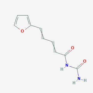 molecular formula C10H10N2O3 B14510357 N-Carbamoyl-5-(furan-2-yl)penta-2,4-dienamide CAS No. 62879-70-3