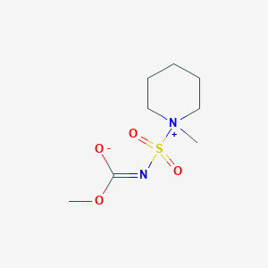 molecular formula C8H16N2O4S B1451040 N-Methyl-N-{[(methoxycarbonyl)amino]sulfonyl}piperidinium inner salt CAS No. 1225185-00-1