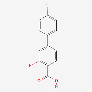 molecular formula C13H8F2O2 B1451045 3,4'-Difluoro-[1,1'-biphenyl]-4-carboxylic acid CAS No. 786685-86-7