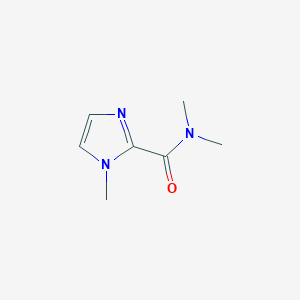 molecular formula C7H11N3O B145105 N,N,1-Trimethyl-1H-imidazole-2-carboxamide CAS No. 129378-60-5