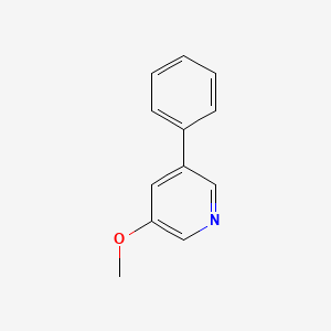 molecular formula C12H11NO B1451050 3-Methoxy-5-phenylpyridine CAS No. 53698-52-5