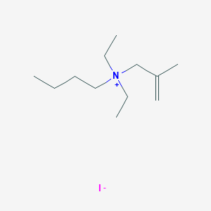 molecular formula C12H26IN B14510548 N,N-Diethyl-N-(2-methylprop-2-en-1-yl)butan-1-aminium iodide CAS No. 62721-67-9