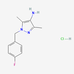 1-(4-Fluoro-benzyl)-3,5-dimethyl-1H-pyrazol-4-ylamine hydrochloride