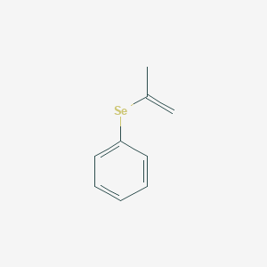 molecular formula C9H10Se B14510720 Prop-1-en-2-ylselanylbenzene CAS No. 63017-57-2