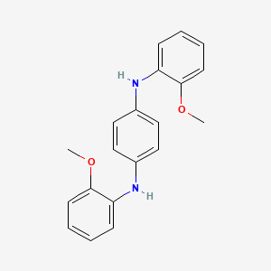 molecular formula C20H20N2O2 B14510727 N~1~,N~4~-Bis(2-methoxyphenyl)benzene-1,4-diamine CAS No. 63338-69-2