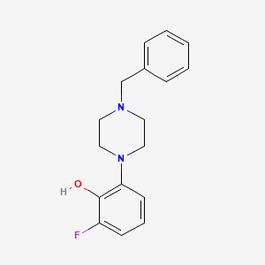 2-(4-Benzylpiperazin-1-yl)-6-fluorophenol