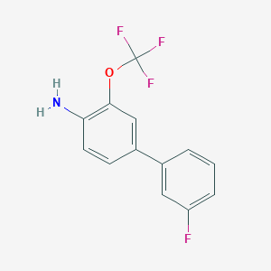 3'-Fluoro-3-(trifluoromethoxy)biphenyl-4-amine