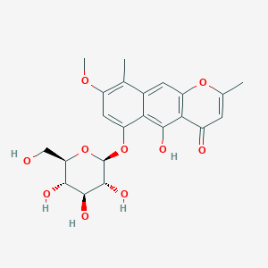 molecular formula C22H24O10 B145108 Quinquangulin-6-glucoside CAS No. 132922-82-8