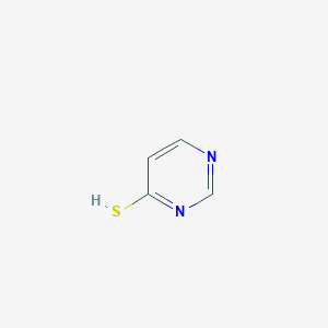 molecular formula C4H4N2S B145109 4-Pyrimidinethiol CAS No. 133039-82-4